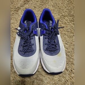 Under Armour Men's Athletic Shoes in White and Navy
